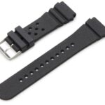 Hadley-Roma 20mm ‘Men’s’ Polyurethane Watch Strap, Color:Black (Model: MS3260RA 200)