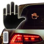 Car Accessories for Men, Fun Car Finger Light with Remote – Give The Love & Bird & Wave to Drivers – Ideal Gifted Car Accessories, Truck Accessories, Car Gadgets & Road Rage Signs for Men and Women