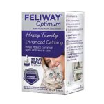 FELIWAY Optimum, Enhanced Calming Pheromone 30-day Refill – 1 Pack, Translucent