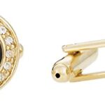 Cuff-Daddy Mens Crystal Gold Freemason Masonic Cufflinks with Presentation Box Unique Designed French Cufflinks Shirt Accessories for Men Attire Storage Travel Box Special Occasions