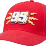 Disney Boys Cars Lightning McQueen Cotton Baseball Cap 2 Pack (Ages 2-7), Size Age-2T-4T, Cars Red 95