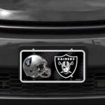 Rico Industries NFL Oakland Raiders Metal License Plate Tag , 6 x 11.5-inches