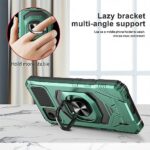 Ailiber Phone Case for Nokia C110 with Screen Protector, Nokia C110 Case with Kickstand, for Magnetic Car Mount, Military Grade, Heavy Duty Shockproof Protective Phone Cover for Nokia C110 6.3″-Green