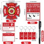 26 Pieces Pet Alert Stickers for House My Pet is Home Stay Alone Key Tag Home Safety Cards Pets Inside Sign Pet Alert Fire Stickers for Dogs Emergency Pet Inside Decal Home Window Door Sign Rescue