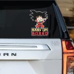 Shop A Thing, Baby on Board Anime Sticker – Baby Decal Stickers for Car – Cute Baby Boy on Board Sticker Baby on Board Sticker for Car Sticker for Little Baby’s Cute Cartoon Sticker for Baby (ST -027)