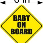 Baby ON Board Sticker 6″ Decal Sign/Made in USA