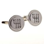 6 Stick Shift Automobile Cufflinks Car Racecar Sport Motor Vehicle Manual