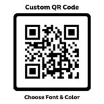 Custom QR Code Stickers for Business – Personalized QR Code Vinyl Sticker for Instagram – Custom Stickers for Cars (3″ Inch)