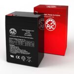 AJC Battery Compatible with HKbil 3FM4.5 6V 4.5Ah Sealed Lead Acid Battery