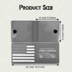 2PCS Auto Car Essential, Vehicles Glove Boxes, Car Registration and Insurance Holder, Car Interior Accessories Glove Box Organizers for Most Cars Storage Cards, Document