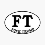 MAGNET Fuck Trump 2020 Impeach Trump Anti-Trump Magnetic Vinyl Car Bumper Sticker 5″