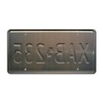 John Wick | XAB 235 | Metal Stamped License Plate