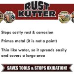 Rust Kutter – Stops Rust and Converts Rust Spots to Leave A Primed Surface Ready to Paint, Professional Rust Repair Manufactured in USA – Sprayer Included