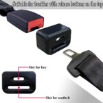 MISSEIAR Car Seatbelt Buckle Guard, Child Seat Belt Lock Seatbelt Buckle Cover Seat Belt Lock Cover Black Seat Belt Lock, Buckle Guard for Kids/Special Needs ?Except for Honda?