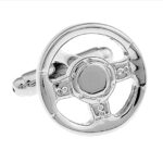 Mens Suit Cufflinks, Car Steering Wheel Shirt Cufflinks Business Wedding Cufflinks