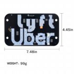 Led Light Sign,Led Light Signs for Car,Led Word Light Sign with USB Plug,Decal Stickers on Car Window (Pink/Blue)
