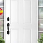 Beware of Dog Sign, Warning Window Stickers (2 Pack) – 5 Inches Round – Dogs, Pitbull Inside Window Clings – No Residue – Reusable – Easy to Remove Vinyl Decals
