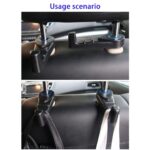 KiDaYuan Car seat Storage Hook Multifunctional Invisible Hook Car headrest Hidden Front and Rear 360 ° Rotation Car Wallet Hook