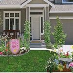 New Baby Banner Its A Girl Garden Flag, Yard Sign, Car Decoration – Pink Duck Design On Burlap Banner – 12×18 – Home Garden Flag
