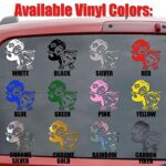 Crazydecals Interpreter Sign Language Vinyl Decal Car Window Bumper Truck Wall Decor Sticker- 6″ Wide Gloss White Color