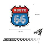 Race Car Party Decorations Supplies, Happy Birthday Party Signs Cutouts, Car Theme Party Signs, Let’s Go Racing Party Supplies for Kids Race Fans