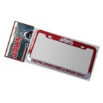Factory Entertainment Jaws – Gonna Need A Bigger Boat License Plate Frame,Red