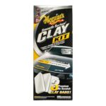 Meguiar’s G191700 Smooth Surface Clay Kit – Includes 180 Grams of Clay Bars, Quik Detailer Spray Bottle and Microfiber Towel