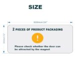 SUCIN 1957 Truck Magnets 2 Pack,24” x12” Car Door Magnets with 50 Mils,Cuttable Magnetic Sheet Signs for Vehicles to Advertise Business and Cover Company Logo?24” x12”
