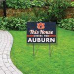 KH Sports Fan Auburn Tigers 18″x24″ Lawn Sign, 18×24 inches, Team Color