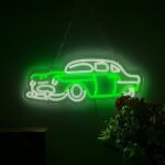 Novelty Classic Car Neon Sign Art Wall Lights for Business Beer Bar Club Bedroom Windows Glass Hotel Pub Cafe Wedding Birthday Party Gifts