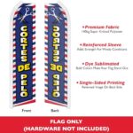 Cortes De Pelo Swooper Advertising Flag – Perfect for Beauty Supply Stores, Salons, Barber Shops, Nail Salons