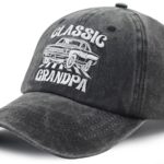 Grandpa Gifts for Men, Funny Grandfather Baseball Cap, Classic Grandpa Hat, Fathers Day Christmas Retirement Birthday Gifts for Papa Dad Old Man Black