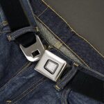 Buckle-Down mens Buckle-down Seatbelt Black Xl Belt, Black, 1.5 Wide – Fits Pant Size 32-52 US