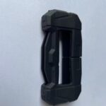 GODTERA Car Universal Seat Belt Clips Cover,Seat Belt Buckle Protector for Car, Anti-Scratch Silicon Seat Belt Buckle Protector (Black, Small Size)