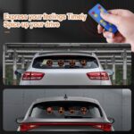 4 Emojis and 4 Gestures Middle Finger Car Light with Remote, Road Rage LED Sign for Car, Ideal Gifted Car Accessories, Fun Car Gadgets for Men and Women