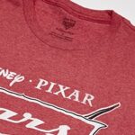 Disney Men’s Cars Lightning McQueen T-Shirt, Red Heather, Large