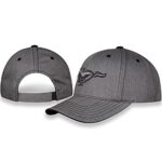 Checkered Flag Sports Ford Mustang Baseball Cap for Men – Logo Car Racing Hat Heather Gray, One Size