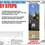 4 Pack Car Wash Signs Package Car Wash Advertising Package, Auto Detail, Hand Wash, Vacuum, Car Wash Slogans, Includes Feather Flag Pole Kits and Stakes