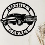 QGTHKLP Personalized Car Metal Sign Custom Name Car Neon Sign Car Wall Decor Gifts For Car Lover Birthday Christmas Party Gift Decor (style 9)