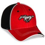 Ford Mustang Baseball Cap for Men – Logo Car Racing Hat Red Black