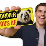 HEY-OKEY New Driver Magnet for Car – Funny Animals 3-Pack Please Be Patient Reflective Magnetic Bumper Sticker Set – Removable Novice Rookie Safety Attention Sign – Weather-Resistant – 10 x 3.5 inch