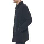 Cole Haan Men’s Wool Car Coat, Navy, Large