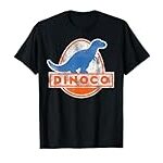 Disney Pixar Cars Iconic Dinoco Vintage Faded Dinosaur Logo T-Shirt