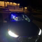 LED Light Delivery Driver Sign, Flex Delivery Service Car Sign Flex Driver