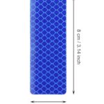 ONLYKXY 18pcs Reflective Sticker Self-Adhesive Decal Tape Waterproof Safety Night Visibility Strip for Outdoor Clothing Trailer Helmet Vehicle Road Signs Car Motorcycle Bike Mailbox Vehicle (Multiple)