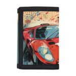 COEQINE Kids Wallet for Boys Ages 5-7,Race Car Pattern Trifold Wallet With Coin Pocket for Travel Outdoor Sport Stain Resistant