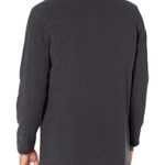 Cole Haan Signature Men’s Wool Plush Car Coat, charcoal, Large
