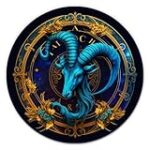 Capricorn Zodiac Sign Celestial Astrology Sticker – 3″ Laptop Sticker – Waterproof Vinyl for Car, Phone, Water Bottle – Capricorn Decal