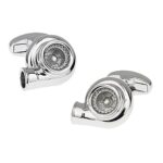 Turbocharger Sports Car Auto Racing Race Cufflinks