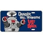 Tin10 Collectibles Lost in Space Metal License Plate